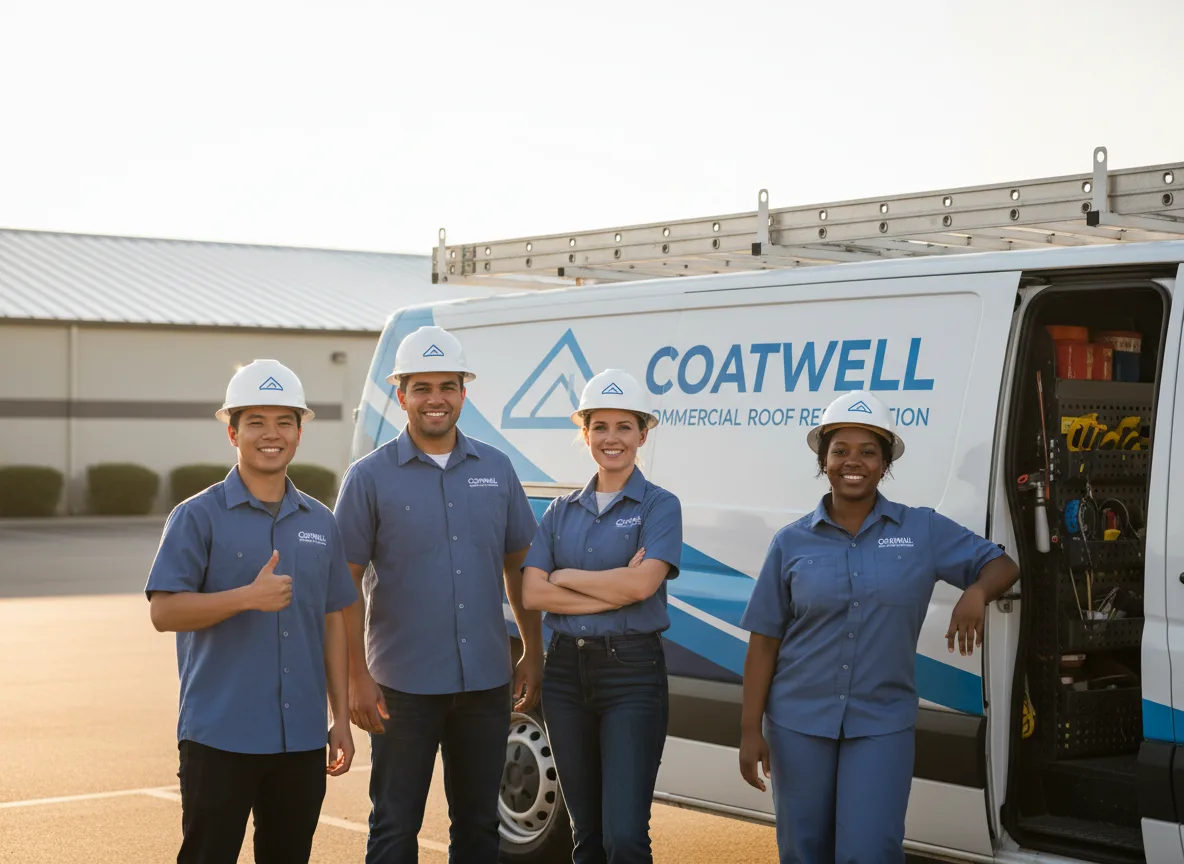 Commercial roof coating company in Hobart, NY